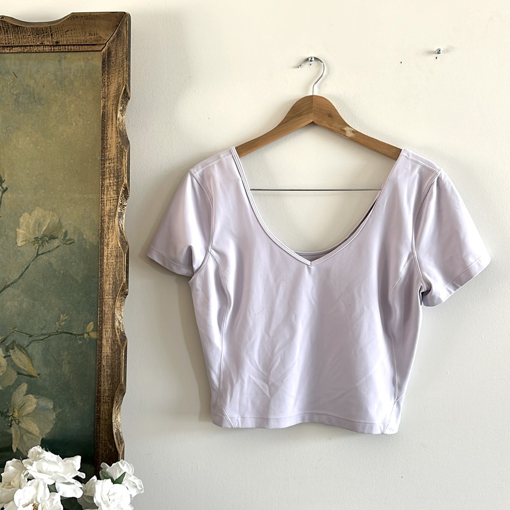 Lululemon Align Tshirt Size 12 Lavender Dew